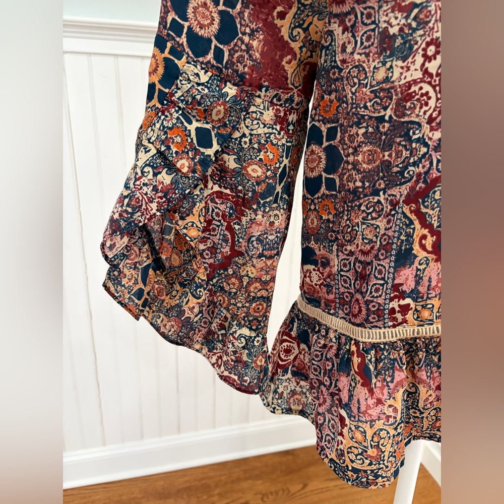 Democracy Bohemian Off-Shoulder Top (Med) - Picture 3 of 7